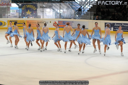 2009-02-14 Spring Cup 0250 Skyliners Syncronized Skating Team USA